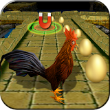 Rooster Runner Temple Angry Animal Escape icon