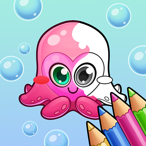 Kids Drawing Games & Coloring  Icon
