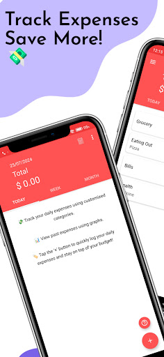 Android application Expense Tracker Pro screenshort