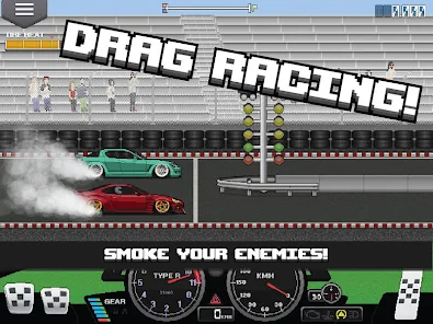 Pixel Car Racer v1.2.3 Apk Mod [Dinheiro Infinito]