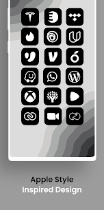 iOS 16 Black – Icon Pack 7.7 4