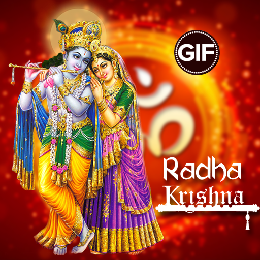 Radha Krishna GIF logo