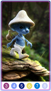Smurf Cat Coloring