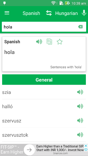 Hungarian Spanish Dictionary Screenshot 3 - AppWisp.com