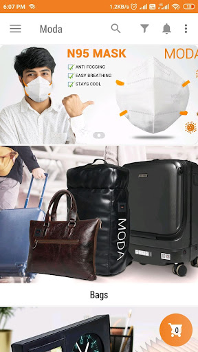 Android application Moda screenshort