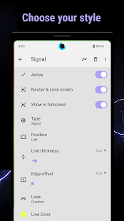 PowerLine: Status bar meters Screenshot