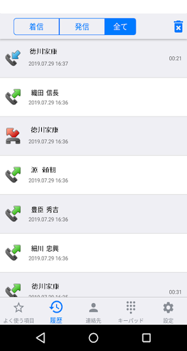 ＋電話帳 Cloud Screen 2