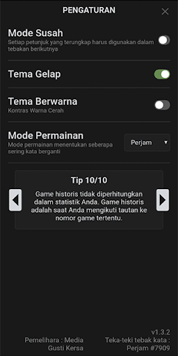 Android application Guess the Word screenshort