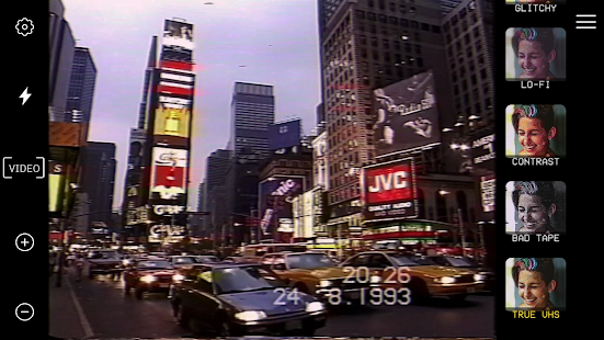 True VHS ud83cudf0c - 80s Vintage camera & glitch editor 1.95 APK screenshots 4