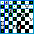 Chess Queen and Knight Problem 1.2