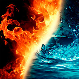 Imagen de icono Fondos de fuego y agua