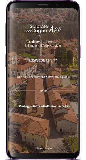SolbiateConCagnoApp Screen 2