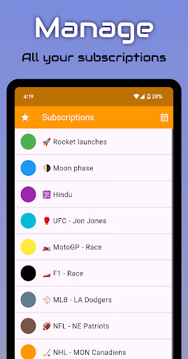 Calibaba: Sport iCal & ICS Screenshot 4 - AppWisp.com