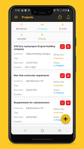 Projects One Safety Online Screen 2