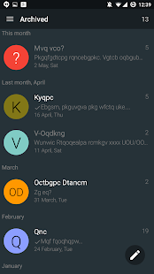YAATA - SMS/MMS messaging Captura de tela