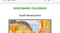 Biodynamic Planting Calendar 2022