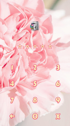 AppLock Theme Carnation Screen 2