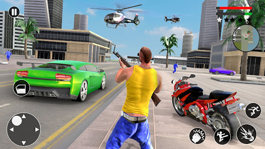 Captura de Pantalla 2 nyc mafia robbery Crime games android