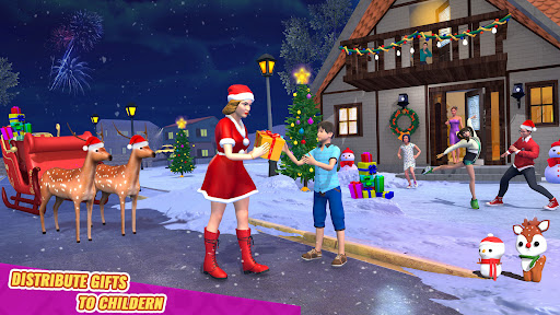 Android application Santa Mom Happy Christmas Game screenshort