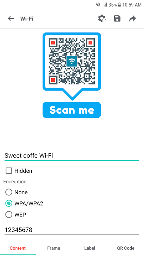 QR code - barcode scanner and ge