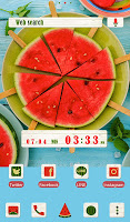 screenshot of Watermelon Pops +HOME Theme