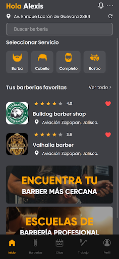 Home Barber Screen 2