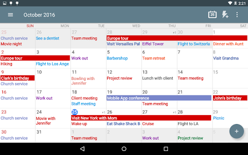Calendar+ Schedule Planner Screenshot