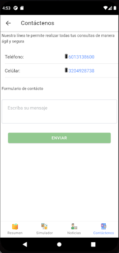 Fonfedepalma APP Screen 2