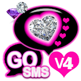 Sparkle Heart Theme for GO SMS icon