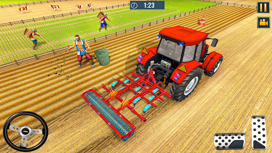 Tractor Driving Game: Farm Sim screenshots apk mod 4