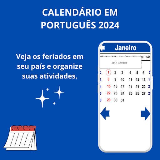 Calendário em Português Screen 3