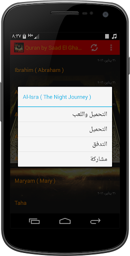 Quran by Saad El Ghamidi AUDIO Screen 3