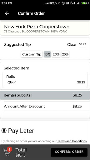 New York Pizzeria Cooperstown