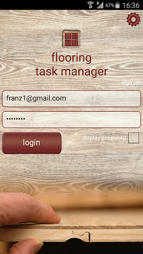 Android application Flooring Task Manager screenshort