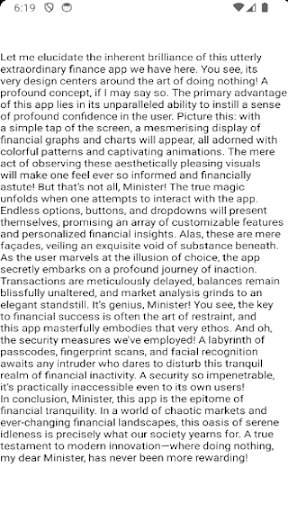 Android application Appstruct screenshort