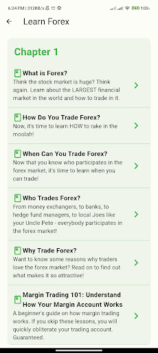 Learn Forex with AI Screen 3