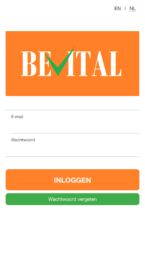 Android application Be Vital screenshort