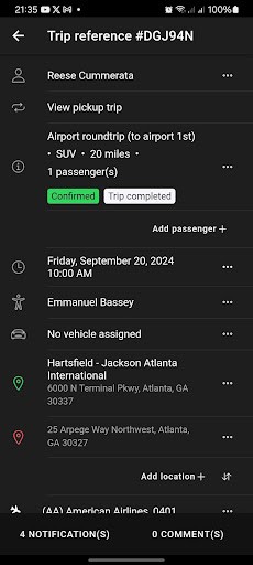 Vista previa de la aplicación