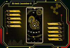Classy hightech Launcher 2 - App lock, Hide Appのおすすめ画像1