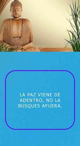 Android application Buda frases screenshort