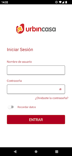 Android application URBINCASA HOME screenshort