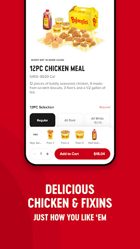 Screenshot of Bojangles