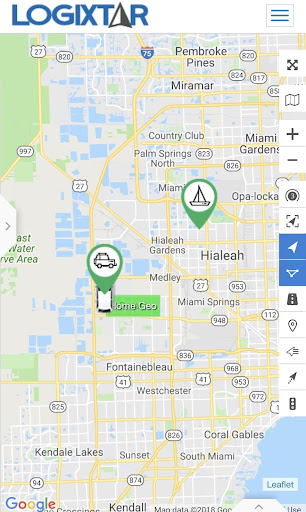 Android application Logixtar Mobile Tracker screenshort