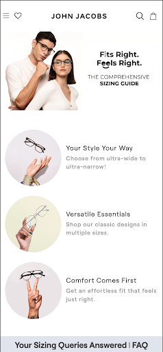 John Jacobs: Premium Eyewear Screen 3
