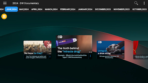 Screenshot of DW Documentaries (Unofficial)