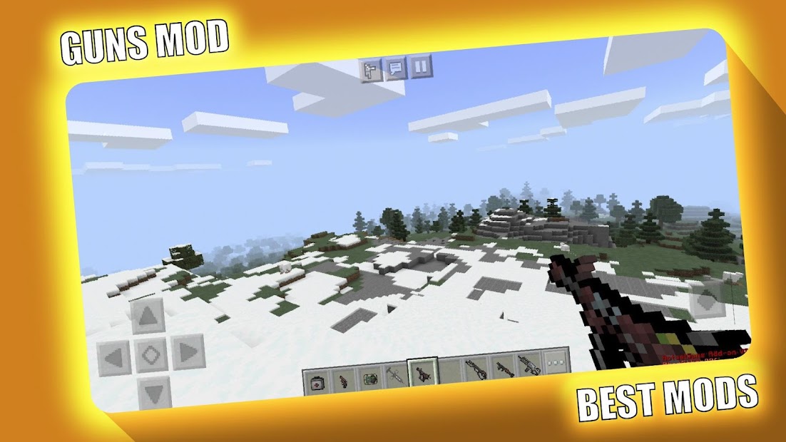 Capture 8 Guns Mod for Minecraft PE - MCPE android