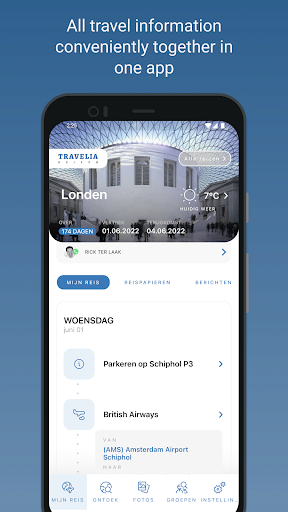 Android application Dive and Travel screenshort