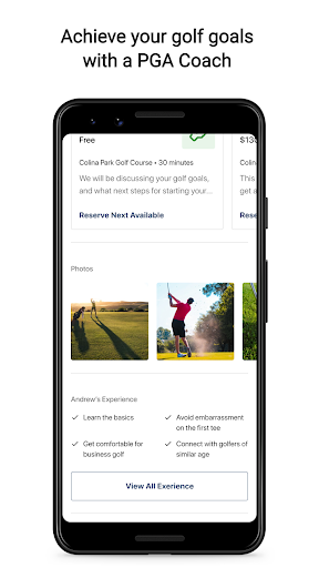 MyPGA - Connect and Play Golf Screen 2