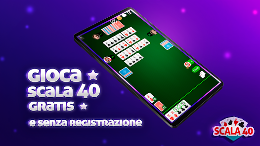 Captura de Pantalla 1 Scala 40 Online - Gioco Carte android