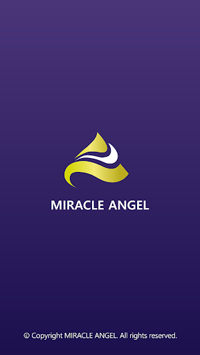 Android application 미라클엔젤코인 지갑 screenshort